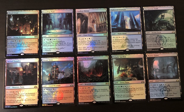 Shock Land RNA/GRN FOIL (Totale 10 carte) Ravnica Allegiance